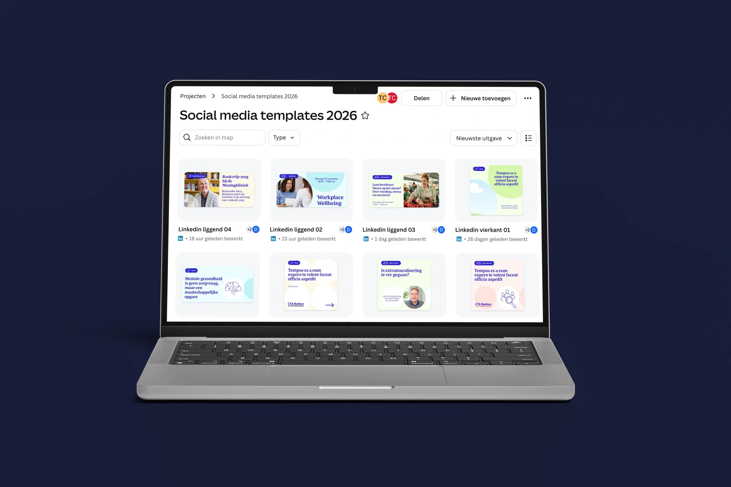 De Nederlandse GGZ social templates